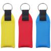TecUnite Floating Neoprene Boat Keychain with Safety Lanyard 3 Pack Bright Color Floating Key Chain Large Foam Key Float for Fishing Water Sports Surfing(4.2 Inch,Red, Yellow, Blue, Black) view 1