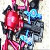 GPM For Traxxas Unlimited Desert Racer 4X4 (#85076-4) Upgrade Parts Aluminum Steering Assembly - 1 Set Red view 4