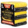 Super Soft Microfiber Towels for Cars - Edgeless - 6pk (12x12) - Premium Scratch-Free Towel - Great for Drying, Detailing, Polishing, Buffing - Ultra Absorbent Microfiber Cleaning Cloths for Car view 1