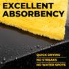 Super Soft Microfiber Towels for Cars - Edgeless - 6pk (12x12) - Premium Scratch-Free Towel - Great for Drying, Detailing, Polishing, Buffing - Ultra Absorbent Microfiber Cleaning Cloths for Car view 3