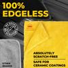 Super Soft Microfiber Towels for Cars - Edgeless - 6pk (12x12) - Premium Scratch-Free Towel - Great for Drying, Detailing, Polishing, Buffing - Ultra Absorbent Microfiber Cleaning Cloths for Car view 4