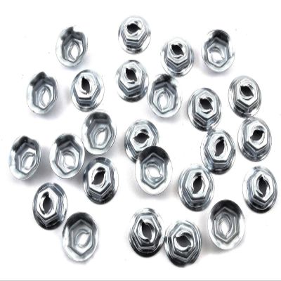 Retro-Motive Emblem & Trim PAL Nuts for Ford Truck - Fits 5/32" Studs- 3/8" Hex- 25 Nuts- #1300