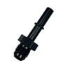 8AN Male to 3/8 SAE Quick Disconnect Male Push-On EFI Fitting Fuel Rail Hose Line Adapter Aluminum Black view 2
