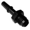8AN Male to 3/8 SAE Quick Disconnect Male Push-On EFI Fitting Fuel Rail Hose Line Adapter Aluminum Black view 3