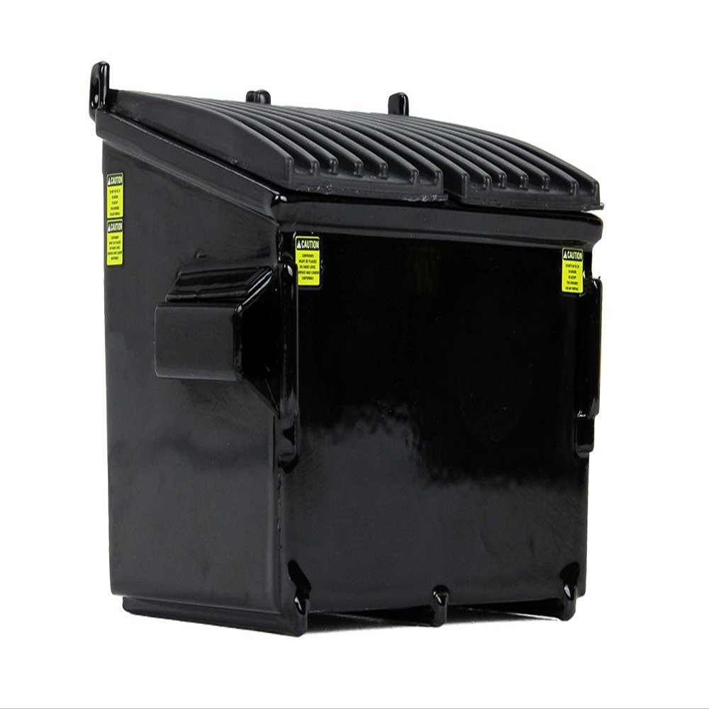 First Gear Black Novelty & Specialty Items 1/34 Scale Trash Bin