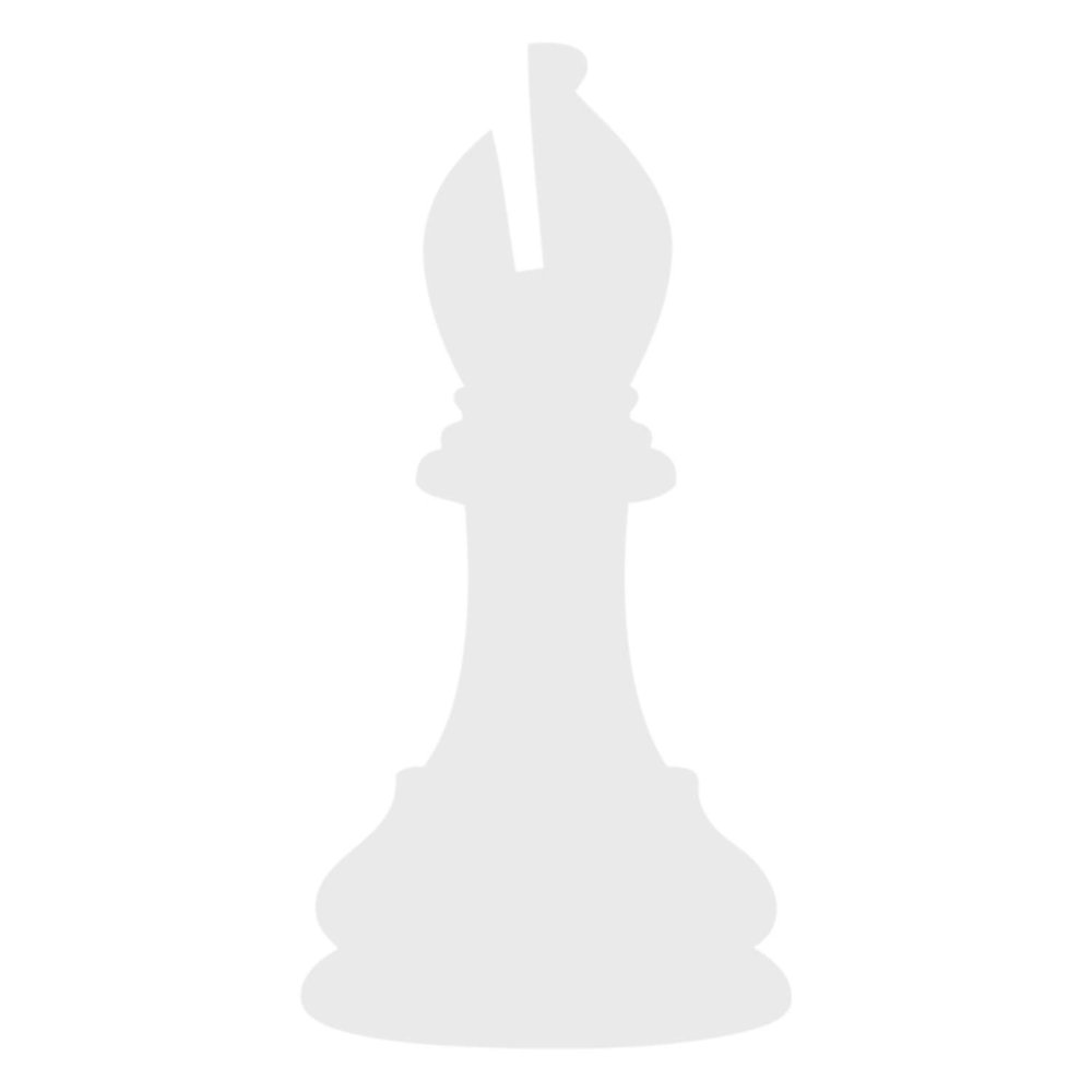 Applicable Pun Chess Bishop Piece Silhouette - Vinyl Decal for Outdoor Use on Cars, ATV, Boats, Windows and More - White 9 inch