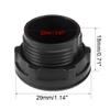 uxcell 5 Pcs 22mm Black Plastic Push Button Switch Hole Panel Plug view 2