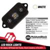 Baja Designs LED Rock Light Kit - 4 PCS. LED with Wiring Harness (White) view 4