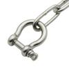 M4 D Ring Bow Shackles Heavy Duty With Pin For Bow Rigging,Anchor,Towing,Off Road Recovery-304 Stainless Steel 10PCS view 3