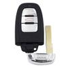 3 Buttons Key Fob Case Shell fits for Audi A3 A4 A4L A5 A6 A6L Q5 Q7 Smart Remote Control Key Fob Shell Cover No Chips Inside view 3