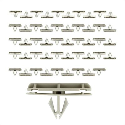23181-6133A 50x for Jeep Fender Clips, Fender Flare Clips, for Jeep Wrangler Fender Clips Fit Jeep JK, JL, Liberty, Gladiator & Dodge Nitro, Replaces OEM #: 55157055-AA, 55157065-AA, 68039280-AA