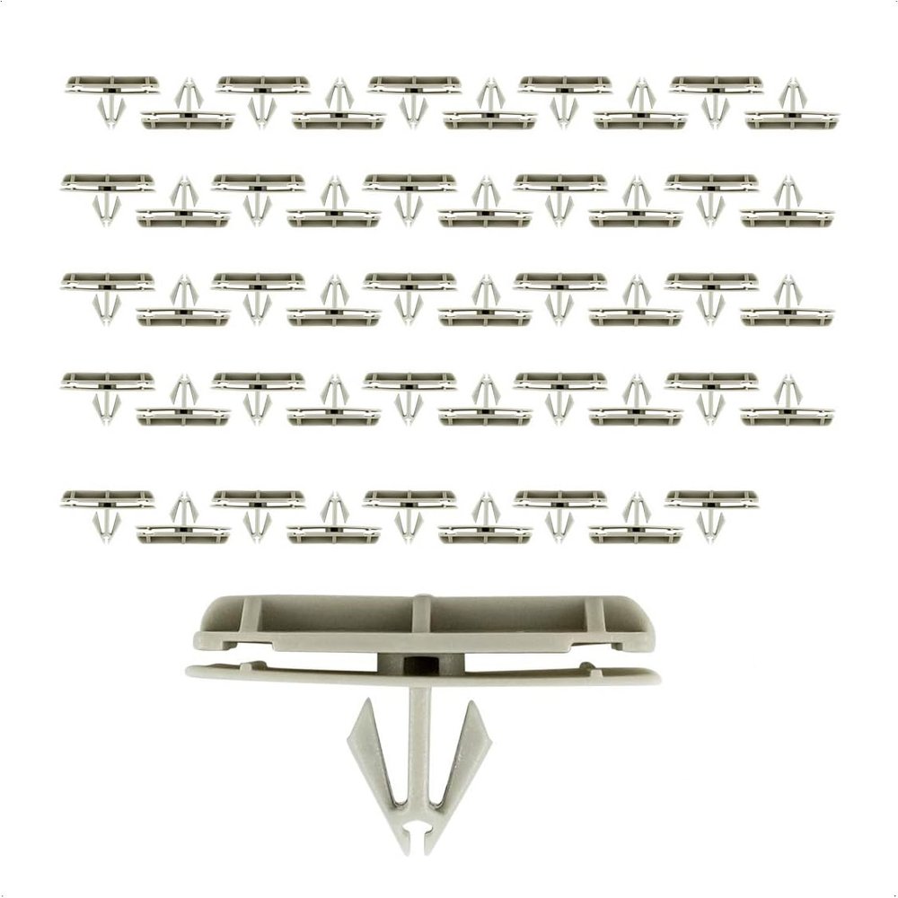 23181-6133A 50x for Jeep Fender Clips, Fender Flare Clips, for Jeep Wrangler Fender Clips Fit Jeep JK, JL, Liberty, Gladiator & Dodge Nitro, Replaces OEM #: 55157055-AA, 55157065-AA, 68039280-AA