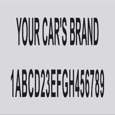 Custom Universal Vin Number Id Plate Small