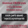 Custom Universal Vin Number Id Plate Small view 3