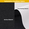 48" x 60" Automotive Roof Upholstery Headliner Fabric Craft Foam Backing Replacment Car Marine Interiors Black view 2