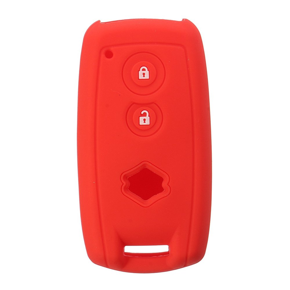 CoCocina Car Key Case Cover Silicone Key Cover Fob Remote Case for Suzuki Grand Vitara SX4 Swift XL-7 - Red