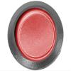 Buyers Products 6391100 Mini Round Rocker Switch On/Off Illuminated Red, Panel Mount in-Dash Electrical Switch, Compact Single Function Control for Truck, Trailer and Auxiliary Power Systems view 1