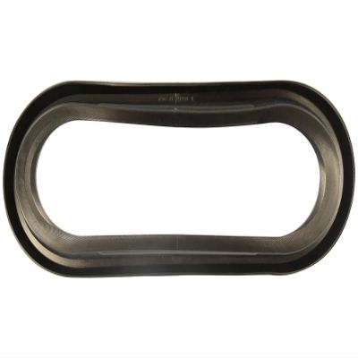 Buyers Products 5626050, 6 Inch Oval Flush-Mount Open Back Grommet Marker for Lights on Trailers, Lamp Cord Grommet for Truck, Light Bar, Black