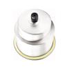 MARINE CITY Silver Cup Drink Holder with Center Drain 304 Stainless Steel, Durable, Corrosion-Resistant Marines, Boats, Ships, Kayaks, Yachts view 1