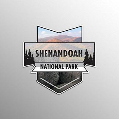 2-Pack Shenandoah National Park Decal Sticker | 4.7-Inches by 4.4-Inches | Premium Quality Vinyl Sticker | UV Protective Laminate | PD962