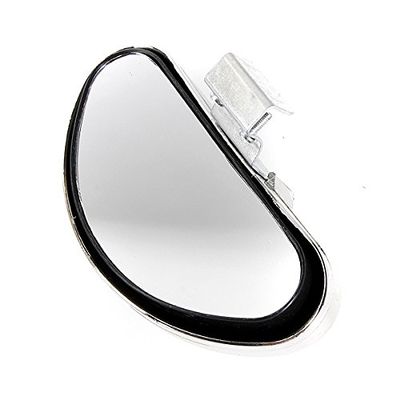 CoCocina Silver Universal Auto Side Blind Spot Mirror Wide Angle View Safety