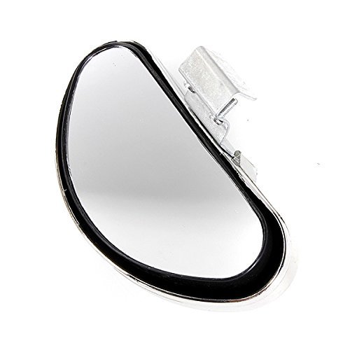 CoCocina Silver Universal Auto Side Blind Spot Mirror Wide Angle View Safety
