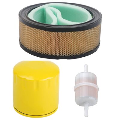 HIFROM Air Filter Oil Filter with 24 050 13-S Fuel Filter replacement for Kohler CH11 - CH15,CV11 - CV22,M18 - M20,MV16 - MV20 And K582 CV640,SV730,SV810 Lawnmower Engine 52-050-02-S 5205002