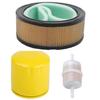 HIFROM Air Filter Oil Filter with 24 050 13-S Fuel Filter replacement for Kohler CH11 - CH15,CV11 - CV22,M18 - M20,MV16 - MV20 And K582 CV640,SV730,SV810 Lawnmower Engine 52-050-02-S 5205002 view 1