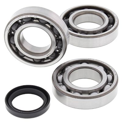 All Balls Racing Crank Bearing and Seal Kit 24-1090 For Polaris Scrambler 500 4x4 1998 1999 2004 2005 2006 2007 2008 2009 2010 2011 2012, Sportsman 400 4x4 AQ-AV 2004,Sportsman 500 4x4 EFI 2009