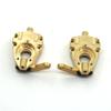 1Pair 135g Metal Brass Front Steering Knuckle Upgrade for Crawler TRX-4 TRX-6 view 3