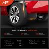 A-Premium Mud Flaps Compatible with Chevrolet Cruze 2010-2015, Cruze Limited 2016, Sedan, No Drilling Required Mud Guards with Hardware Accessories, Set of 4 Front and Rear view 2