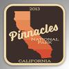 2-Pack Pinnacles National Park Decal Sticker | 4-Inches by 4-Inches | Premium Quality Vinyl Sticker | UV Protective Laminate | PD1016 view 1