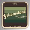 2-Pack Yellowstone National Park Decal Sticker | 4-Inches by 4-Inches | Premium Quality Vinyl Sticker | UV Protective Laminate | PD1026 view 1