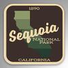 2-Pack Sequoia National Park Decal Sticker | 4-Inches by 4-Inches | Premium Quality Vinyl Sticker | UV Protective Laminate | PD1020 view 1