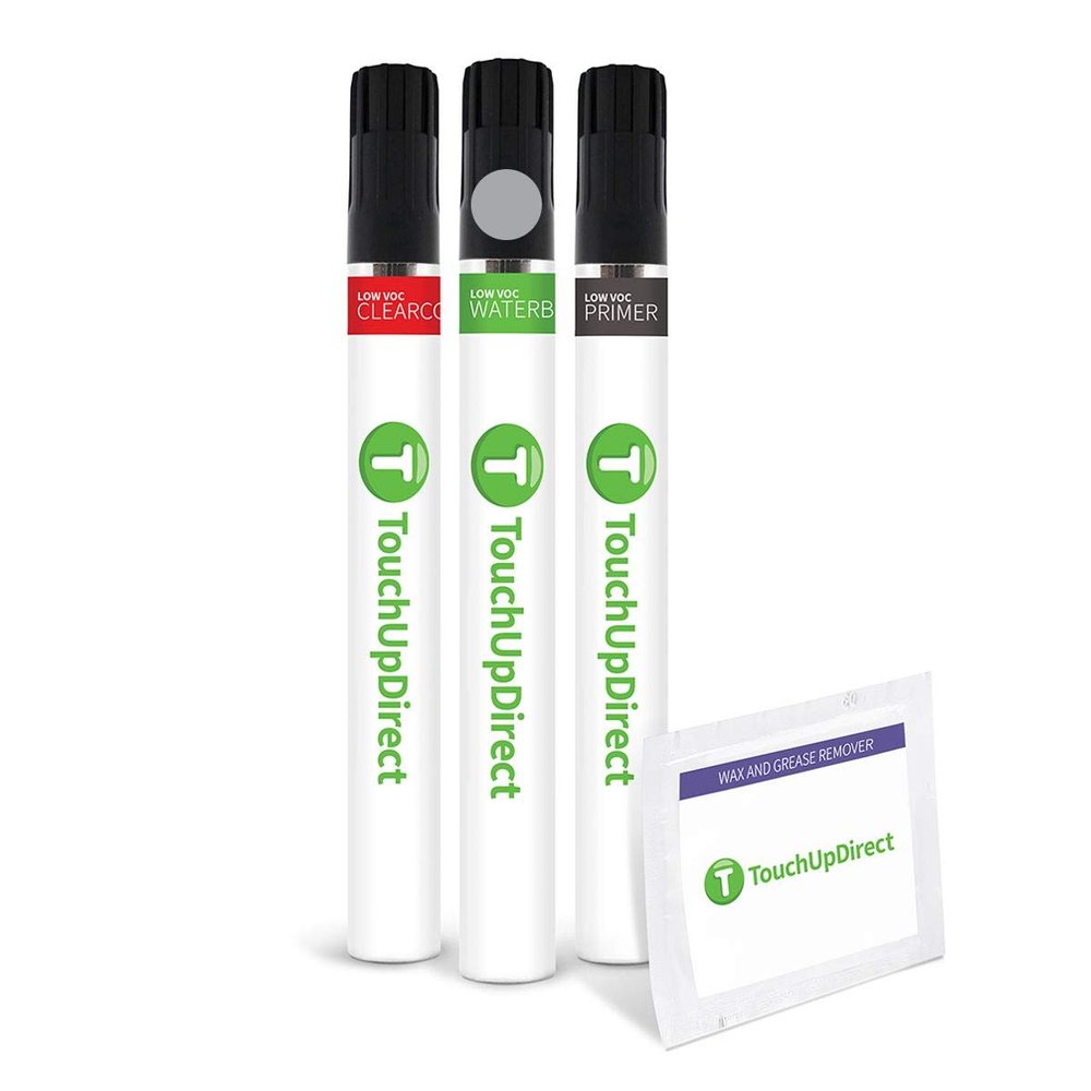 TouchUpDirect NH-689M Billet Silver Metallic Compatible with Honda Exact Match Touch Up Paint Brush - Preferred Kit
