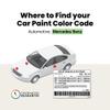 TouchUpDirect 755/7755 Tenorite Grey Metallic for Mercedes-Benz Exact Match Touch Up Paint Brush - Platinum Kit view 3