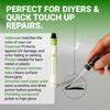 TouchUpDirect 755/7755 Tenorite Grey Metallic for Mercedes-Benz Exact Match Touch Up Paint Brush - Platinum Kit view 4