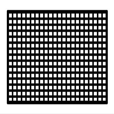 R/C Scale Accessories : Elastic Netting For Cargo Or Windows - 1Pc Black