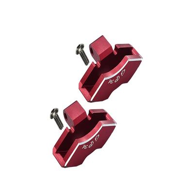 GPM For Traxxas Unlimited Desert Racer 4X4 (#85076-4) Upgrade Parts Aluminum Front/Rear Brake Caliper - 1Pr Set Red