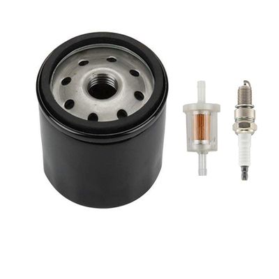 HIFROM Fuel Filter Oil Filter Spark Plug replacement for Kawasaki FB460V FC420V FC540V FD501D FD590V FR651V FR691V FR730V FX481V FX541V FX600V FX651V FX691V FX730V 49065-7007 49065-7002 -2057 (1 Set)