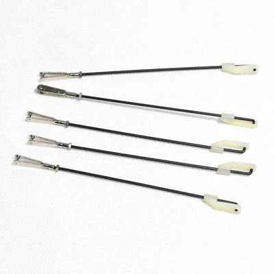 Push Rod 1.7mm*120mm x5pcs (Plastic & Metal Clevis)