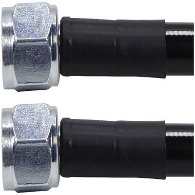 Allstar Performance Coated Braided Line 12in #3Hose -3Str/-3Str Steel