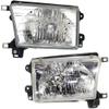Go-Parts - Headlight Assembly Pair/Set for Toyota 4Runner 1999-2002, Includes Right (Passenger) and Left (Driver) Halogen Headlights, Replacement 2000 2001 view 1