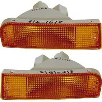 Go-Parts - Signal Light Assembly Pair/Set for Toyota 4Runner 1992-1995, Right (Passenger) and Left (Driver) Included, Replacement 1993 1994