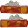 Go-Parts - Signal Light Assembly Pair/Set for Toyota 4Runner 1992-1995, Right (Passenger) and Left (Driver) Included, Replacement 1993 1994 view 1