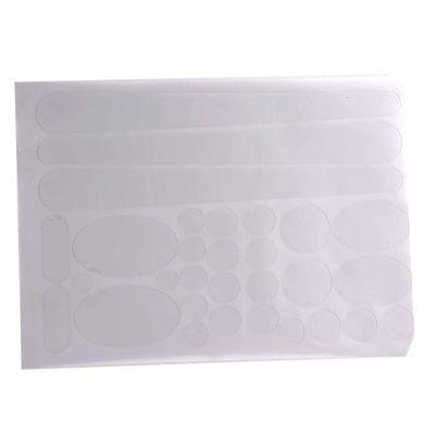 Frame Sticker Decals, Chainstay and Frame Sticker Protector Kit Black Cycle Decorating Film (Clear)
