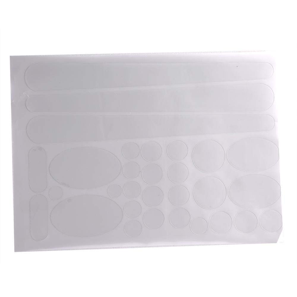 Frame Sticker Decals, Chainstay and Frame Sticker Protector Kit Black Cycle Decorating Film (Clear)