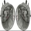 Go-Parts - Replacement Front Fog Lights Pair/Set for Toyota 4Runner (2006-2009), Avalon (2005-2007), RAV4 (2004-2005), Includes Right (Passenger), Left (Driver) Lights, Lens and Housing, Halogen view 1