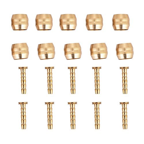 Hose Olive Insert, 10 Set Brake Hose Olive & Insert Connector Set for -BH90/BH59 Hydraulic Disc Brake Hose(BH59)