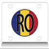 Makoroni - ROMANIA Flag World Flags Country Nations Aluminum License Plate Auto SUV Truck Tag, DesO6 view 1